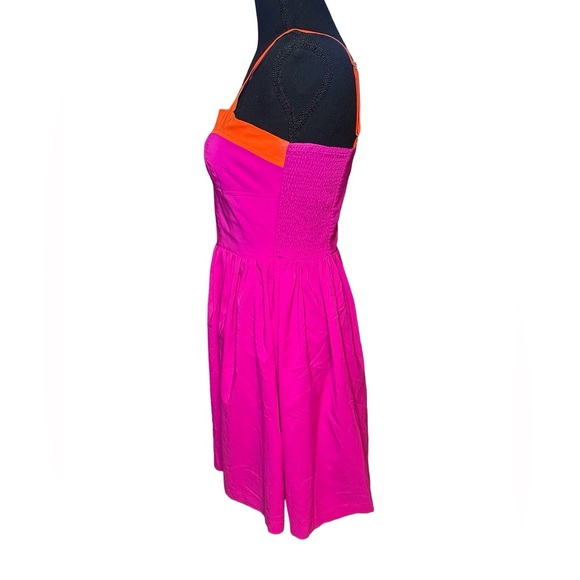Vintage Havana hot pink midi dress size M - Picture 4 of 6